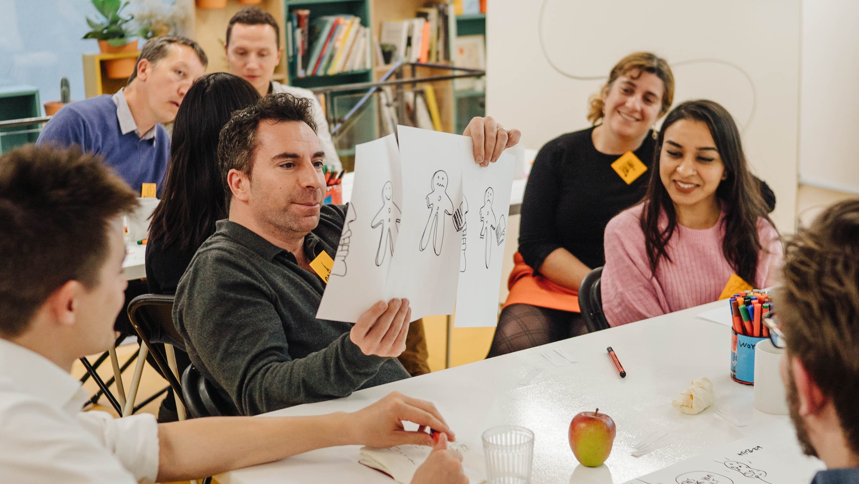 A Scriberia visual thinking workshop.